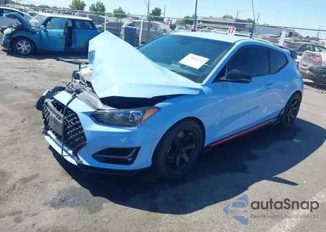 2022 Hyundai Veloster N from USA, damaged, VIN KMHT36AH0NU015525